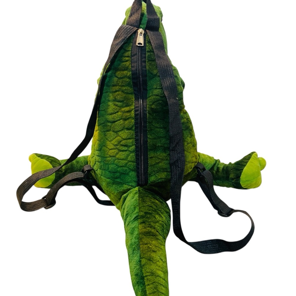 Green Dinosaur Plush Backpack - image 4